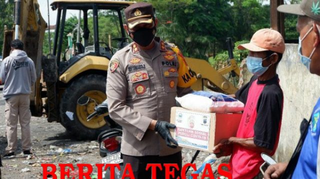 Kapolres Klaten serahkan Bantuan